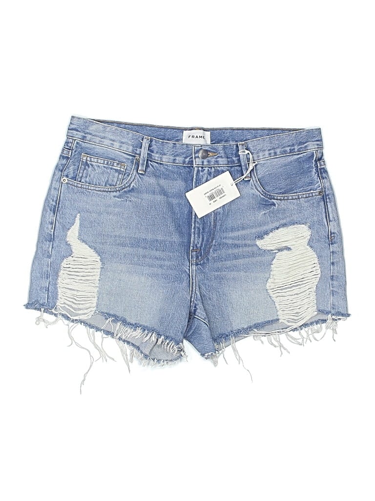 Frame Denim Shorts In Multi