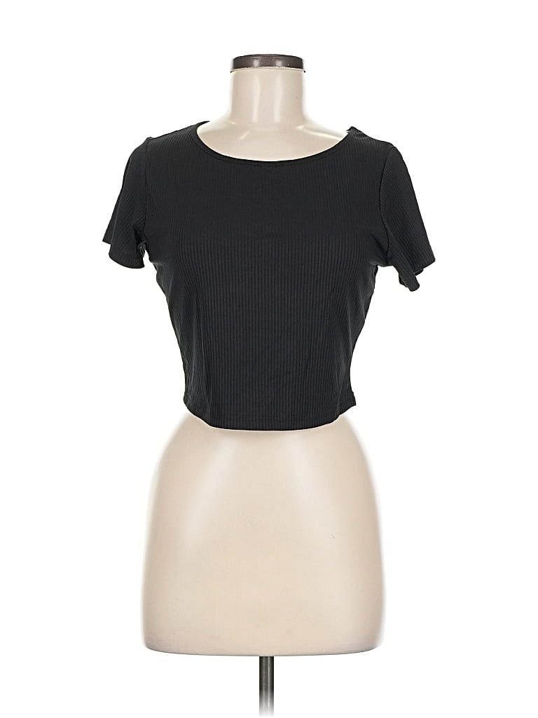 Pre-owned Ekouaer Short Sleeve T-shirt In Black