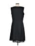 Lands' End 100% Polyester Solid Black Cocktail Dress Size 12 - photo 2