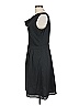 Lands' End 100% Polyester Solid Black Cocktail Dress Size 12 - photo 5