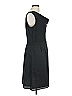 Lands' End 100% Polyester Solid Black Cocktail Dress Size 12 - photo 4