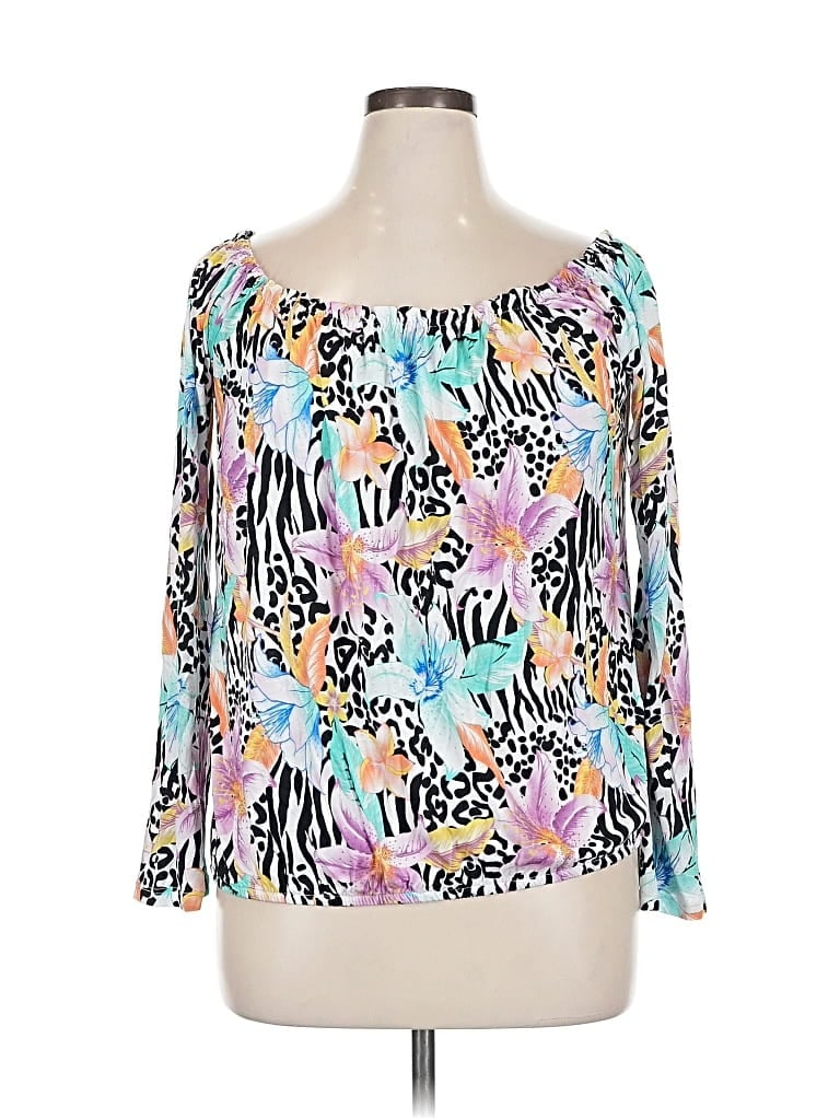 Pre-owned Lascana For Venus 3/4 Sleeve Blouse In Pink