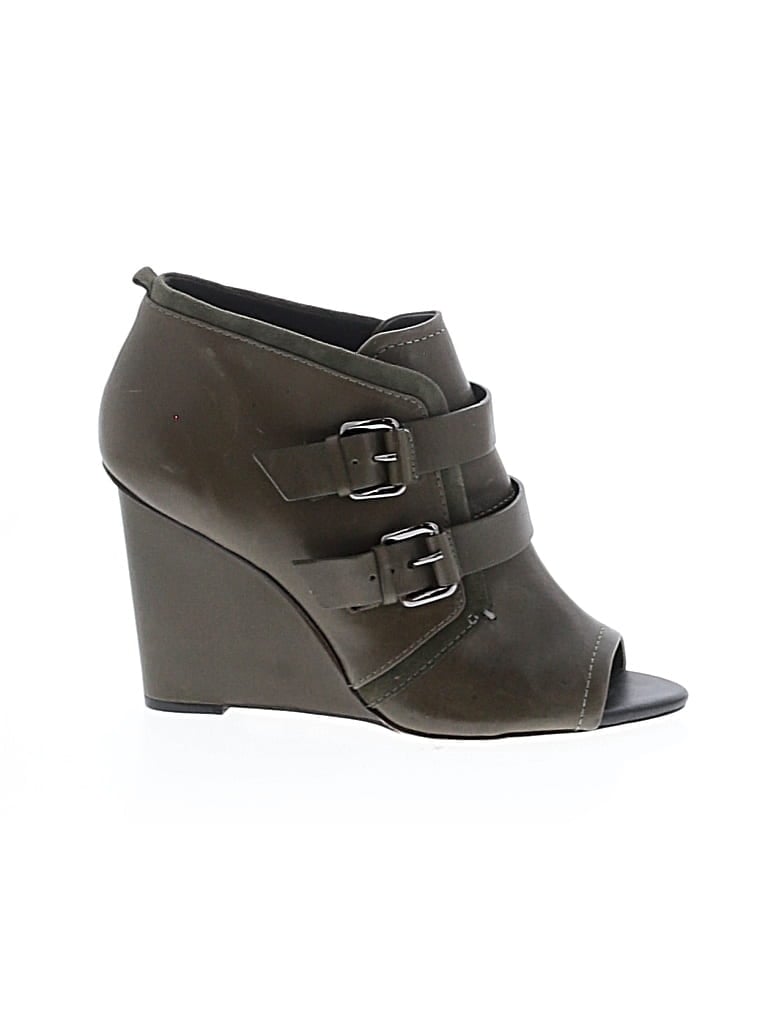 Pre-owned Derek Lam 10 Crosby Wedges In Green