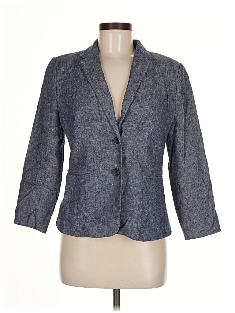 Pre-owned Banana Republic Factory Store Blazer Jacket In Gray