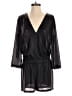 BCBGMAXAZRIA 100% Polyester Solid Black Romper Size S - photo 1