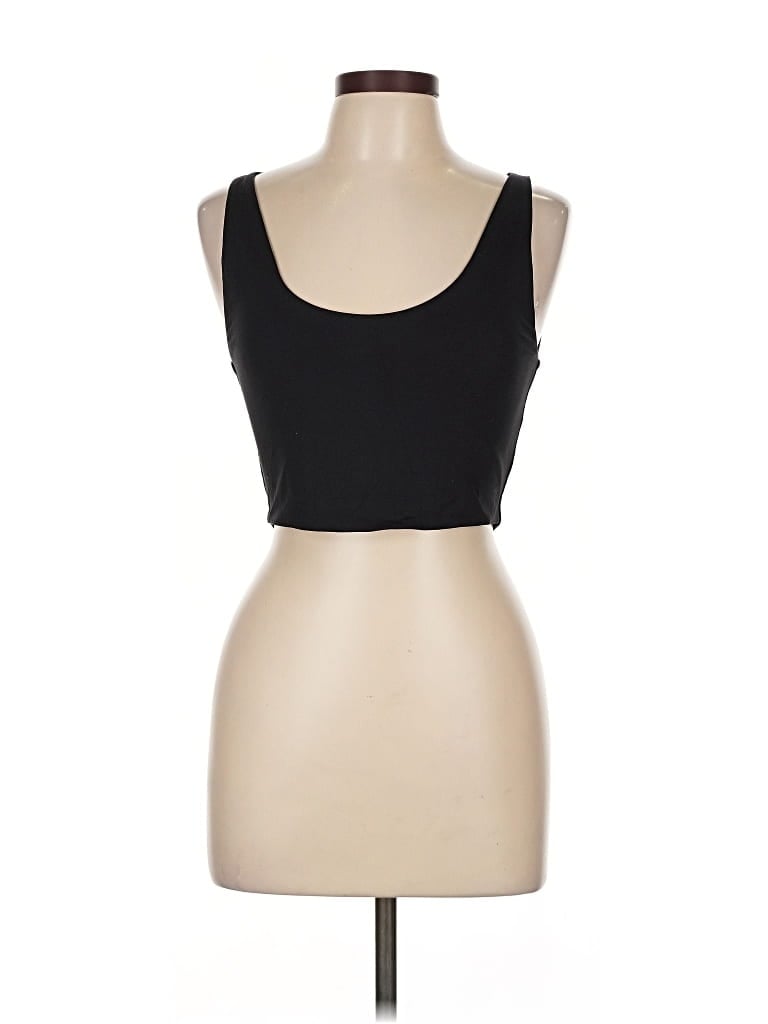 Pre-owned Babaton Tank Top Black Strapless Neckline Tops