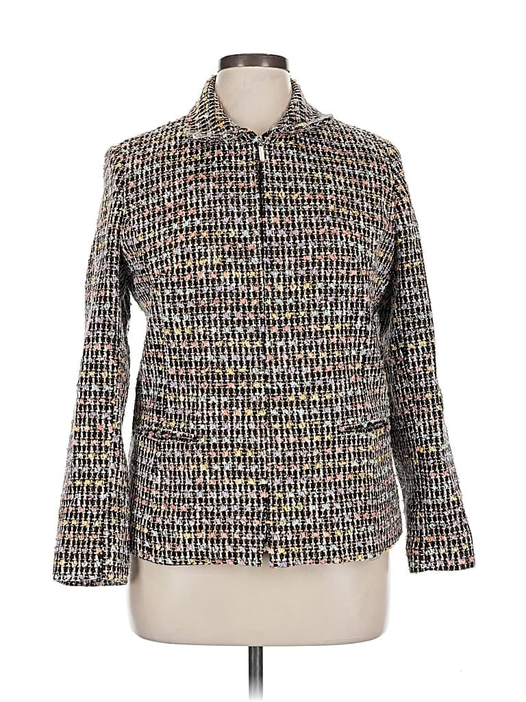 Pre-owned Sag Harbor Cardigan Sweater In Gray