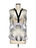 1.State 100% Polyester Silver Tank Top Size M - photo 1