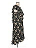 Max Studio Floral Black Casual Dress Size L - photo 4
