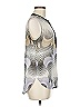 1.State 100% Polyester Silver Tank Top Size M - photo 4