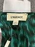 L'Agence Animal Print Green Teal Long Sleeve Blouse Size XS (0) - photo 7