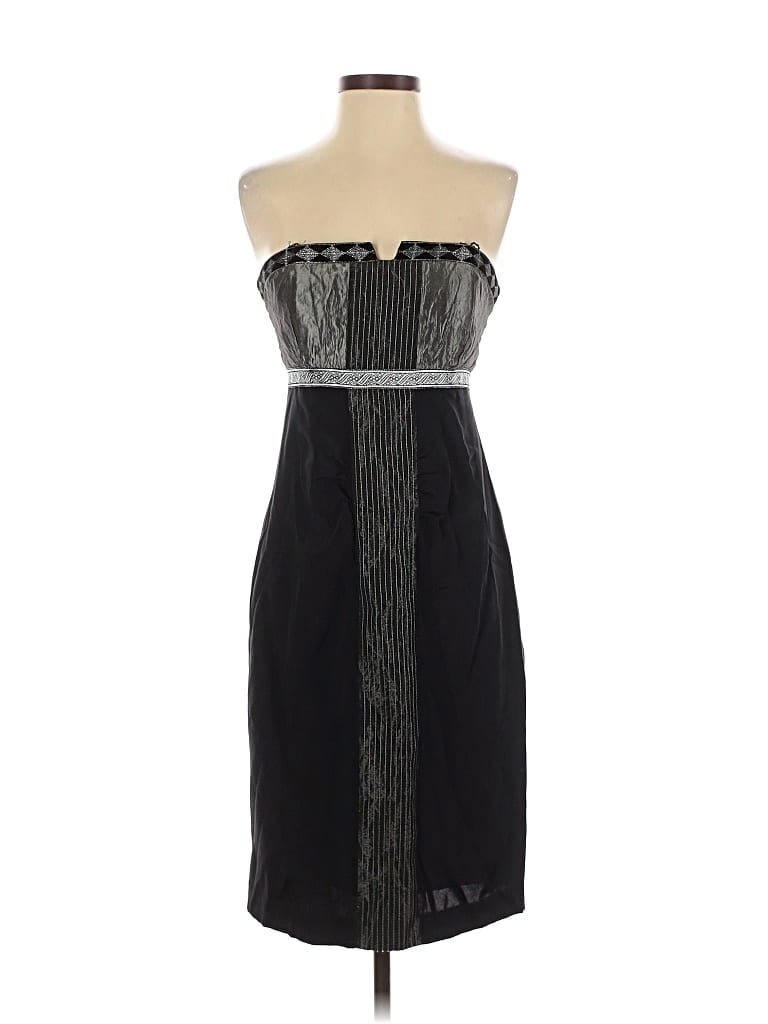 Pre-owned Nicole Miller Collection Cocktail Dress In Black