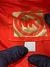 MICHAEL Michael Kors 100% Cotton Orange Raincoat Size M - photo 3