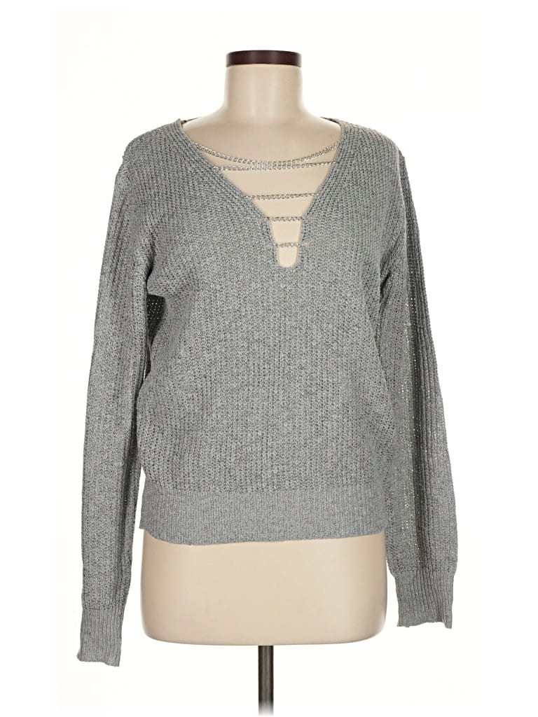 Pre-owned Unbranded Pullover Sweater In Gray