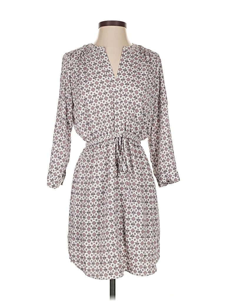 Pre-owned Ann Taylor Loft Outlet Casual Dress In Gray