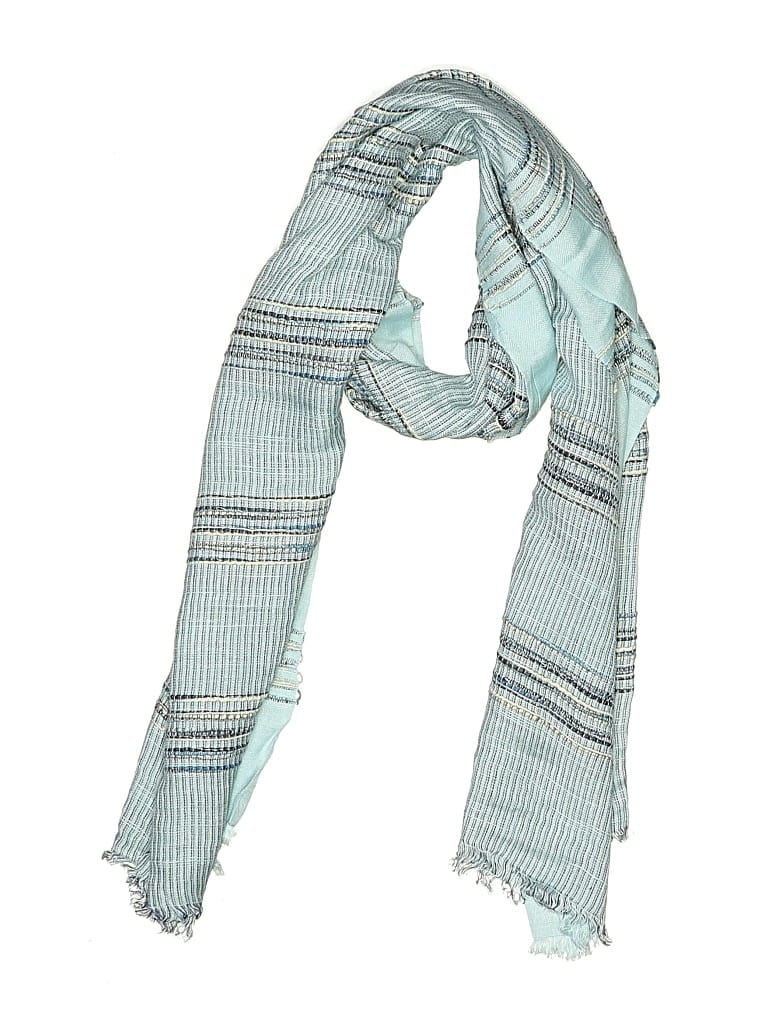 Pre-owned Max Studio Scarf In Blue
