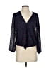 Madewell 100% Polyester Polka Dots Blue 3/4 Sleeve Blouse Size XS - photo 1