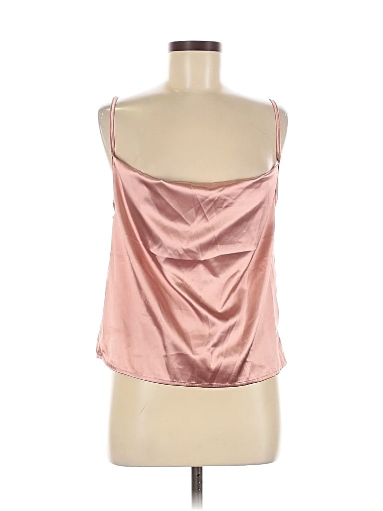 Nasty Gal Inc. Sleeveless Top Pink Strapless Neckline Tops In Multi