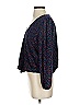 Madewell 100% Polyester Polka Dots Blue 3/4 Sleeve Blouse Size XS - photo 5