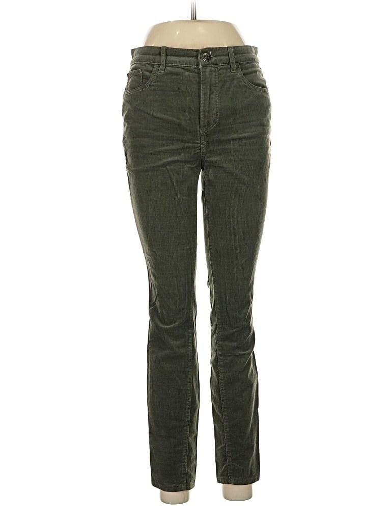 Pre-owned Ann Taylor Loft Cord Pant In Gray