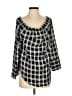Rag & Bone 100% Cotton Black 3/4 Sleeve Blouse Size S - photo 1