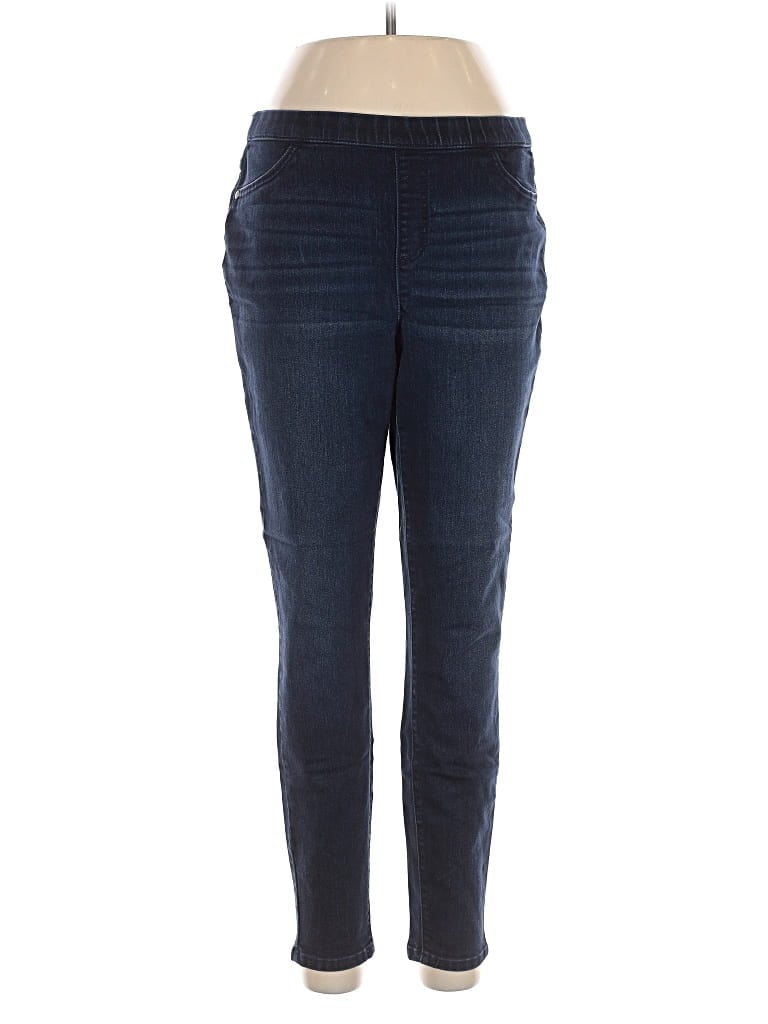Pre-owned Simply Vera Vera Wang Jeggings In Blue