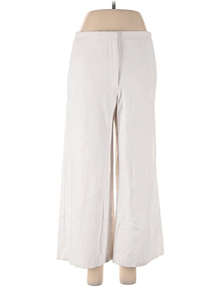 Pre-owned Ann Taylor Casual Pants In White