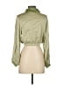Elliatt Green Long Sleeve Blouse Size S - photo 2