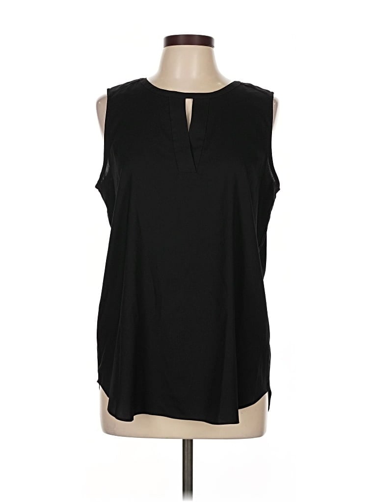ANN TAYLOR Pre-owned Sleeveless Blouse In Black