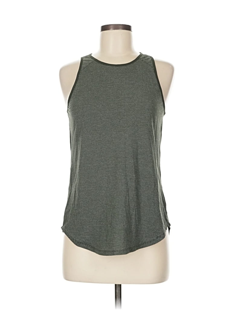 Pre-owned Lululemon Athletica Active Tank Top In Green