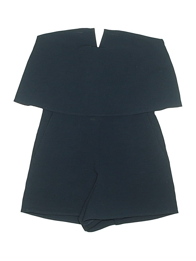 AQUA Pre-owned Romper In Blue