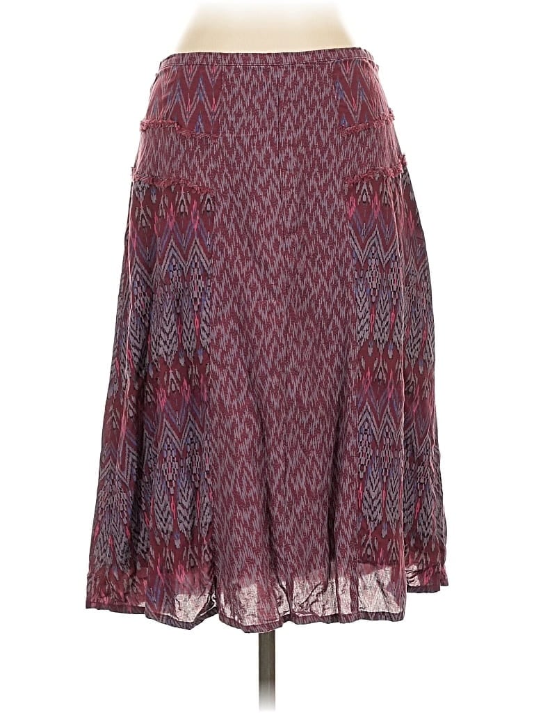 Pre-owned Prana Casual Skirt In Burgundy