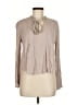Floreat 100% Rayon Tan Long Sleeve Blouse Size 6 - photo 1