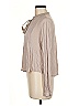 Floreat 100% Rayon Tan Long Sleeve Blouse Size 6 - photo 5