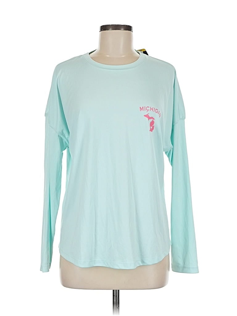 State Of Mine Long Sleeve T-shirt In Blue