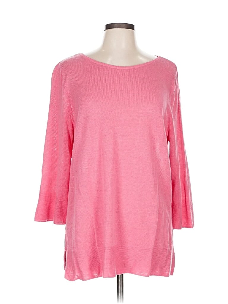 Pre-owned Jjill Pullover Sweater In Pink