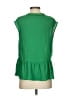 Max Studio 100% Polyester Green Sleeveless Blouse Size XS - photo 2