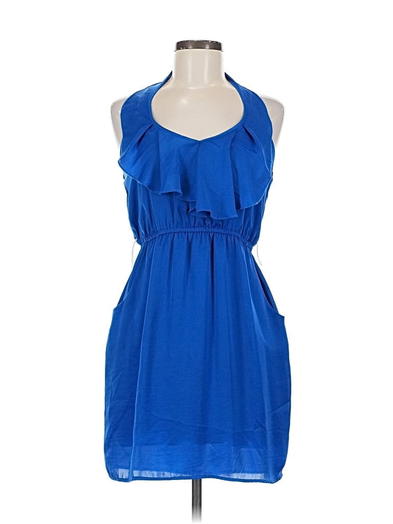 Pre-owned City Triangles Casual Dress In Blue