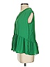 Max Studio 100% Polyester Green Sleeveless Blouse Size XS - photo 5