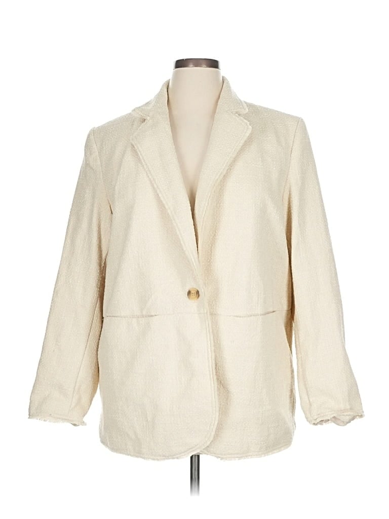 Future Collective Blazer Jacket In White
