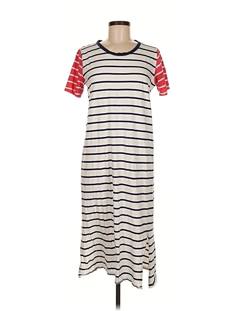 Pre-owned J.crew Factory Store Casual Dress In White