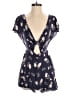 Kimchi Blue 100% Rayon Hearts Blue Romper Size XS - photo 1
