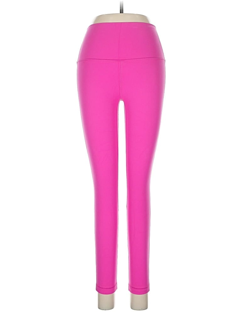 Pre-owned Lululemon Athletica Yoga Pants In Pink