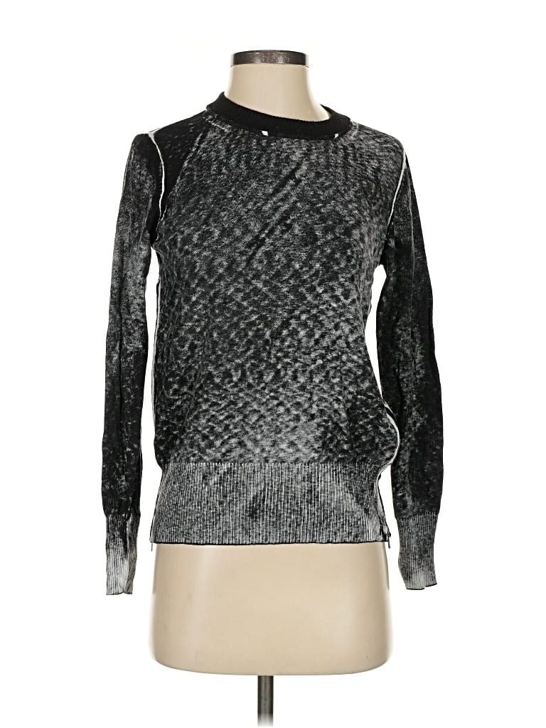 Pre-owned Acrobat Long Sleeve Top Silver Turtleneck Tops