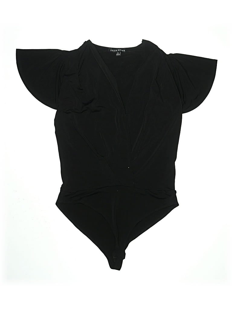 Pre-owned Haute Monde Bodysuit In Black