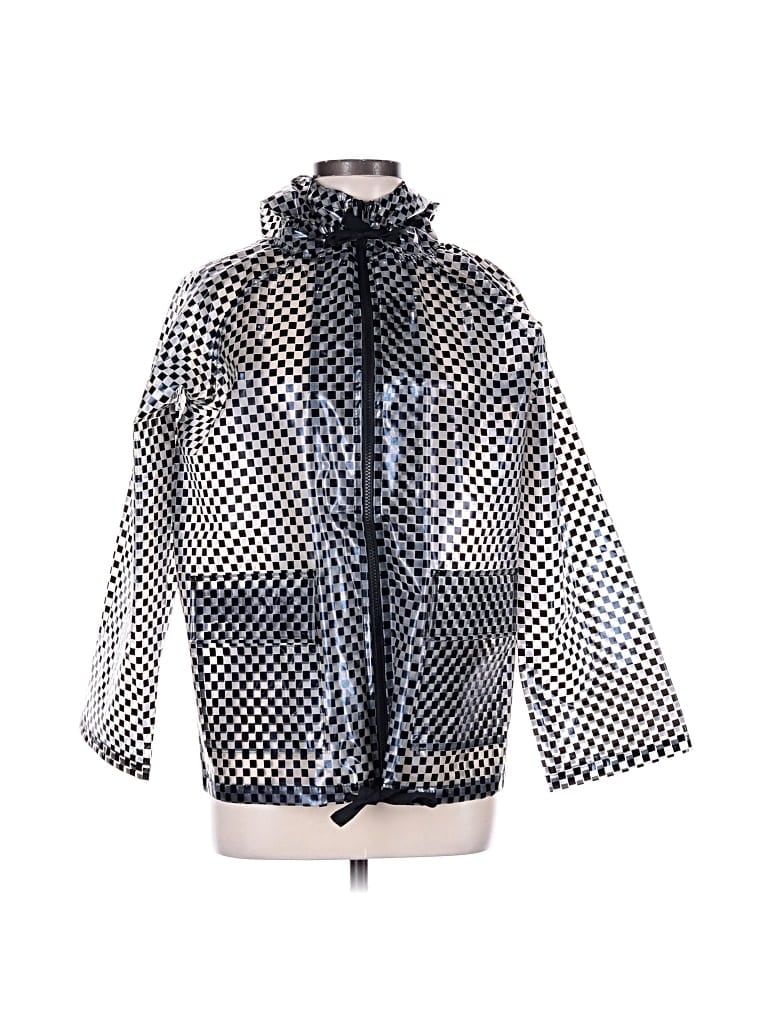 Pre-owned Asos Design Raincoat In Black