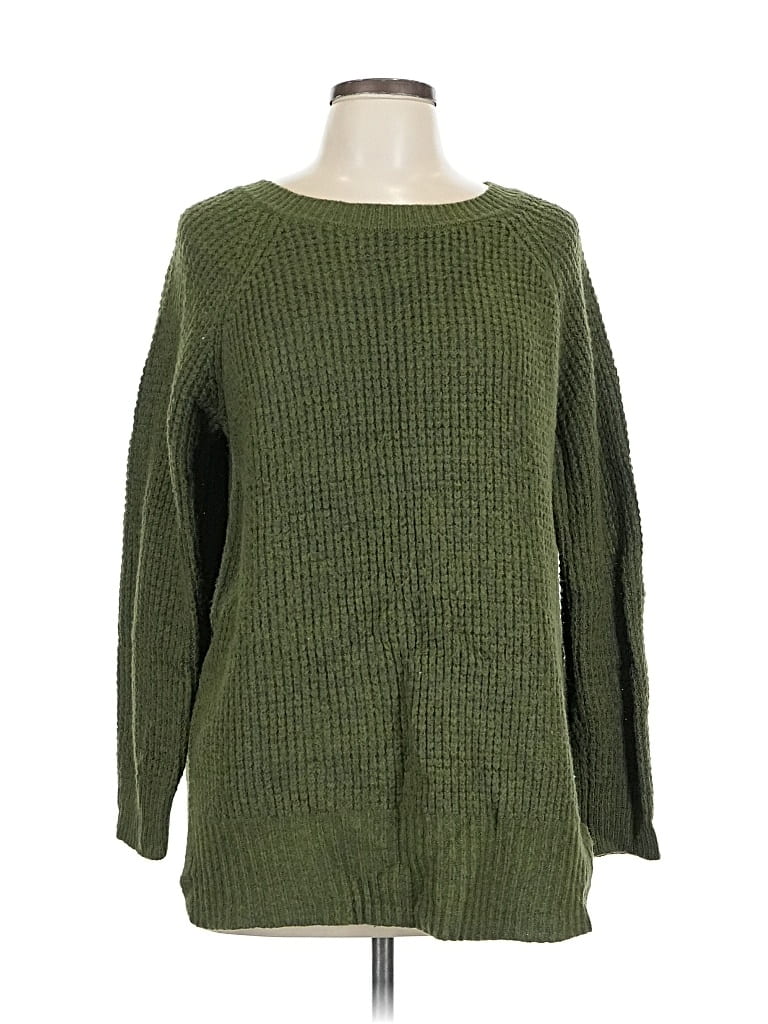 Pre-owned A.n.a. A New Approach Pullover Sweater In Green
