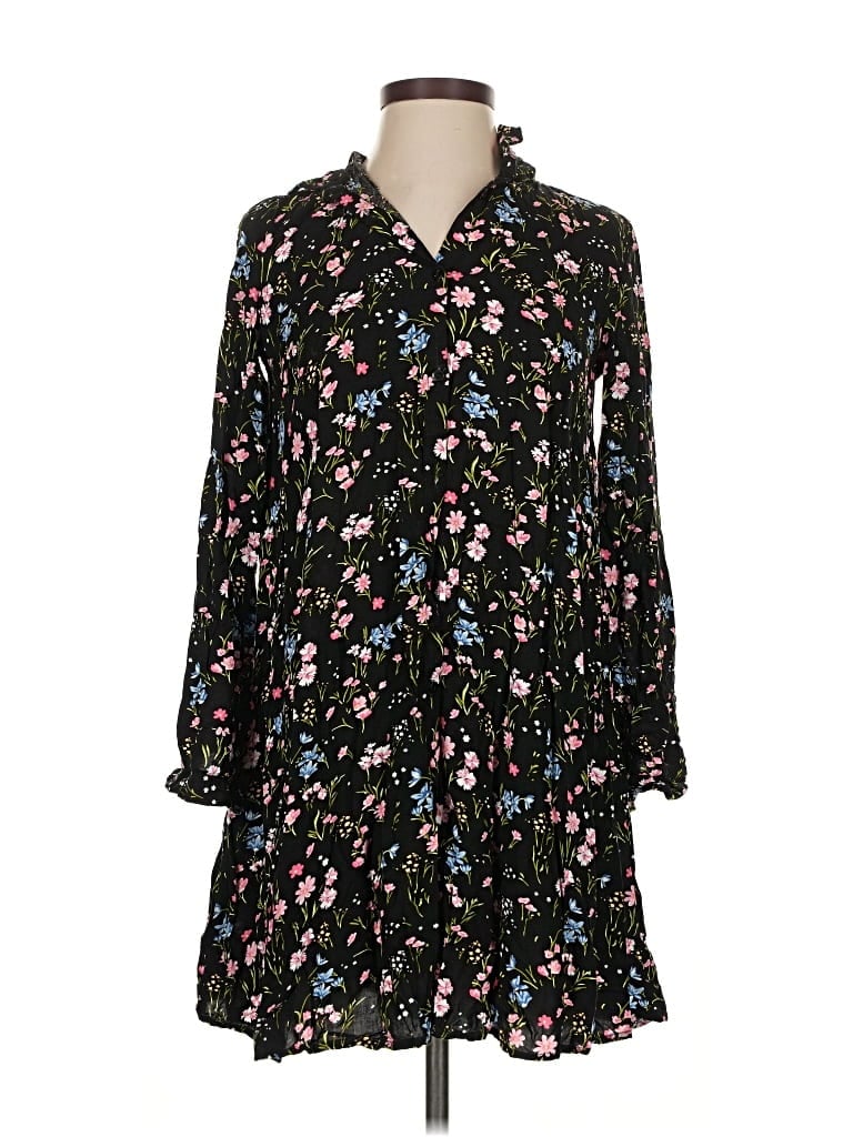 Pre-owned Assorted Brands Casual Dress In Black