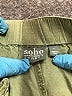 Soho Green Linen Pants Size L - photo 7