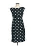 DressBarn Polka Dots Teal Black Cocktail Dress Size 8 (petite) - photo 2
